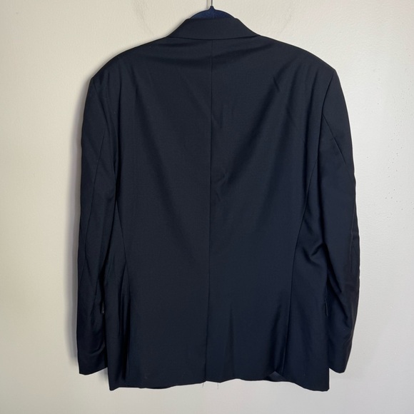 Men! Lauren Ralph Lauren Classic Fit Wool Suit Jacket Black size 42R - Picture 3 of 8